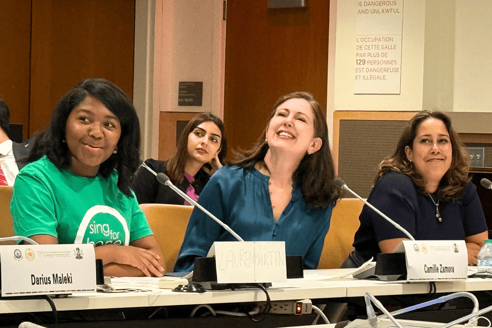 Sing for Hope Cultural Diplomacy event