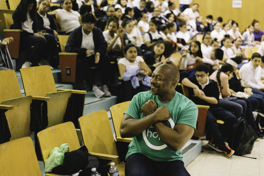 Students engaging with arts curriculum