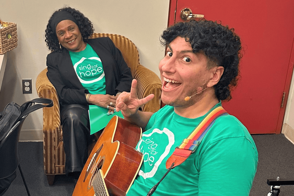 Sing for Hope Method training session